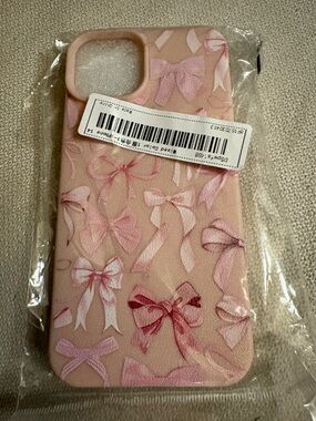 Pink Bow Pattern iPhone Case